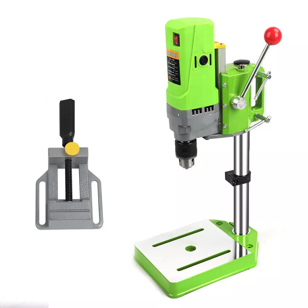 5 Speed Pillar Bench Drill Press Stand Home Mini Drill Adjustable Height 710W