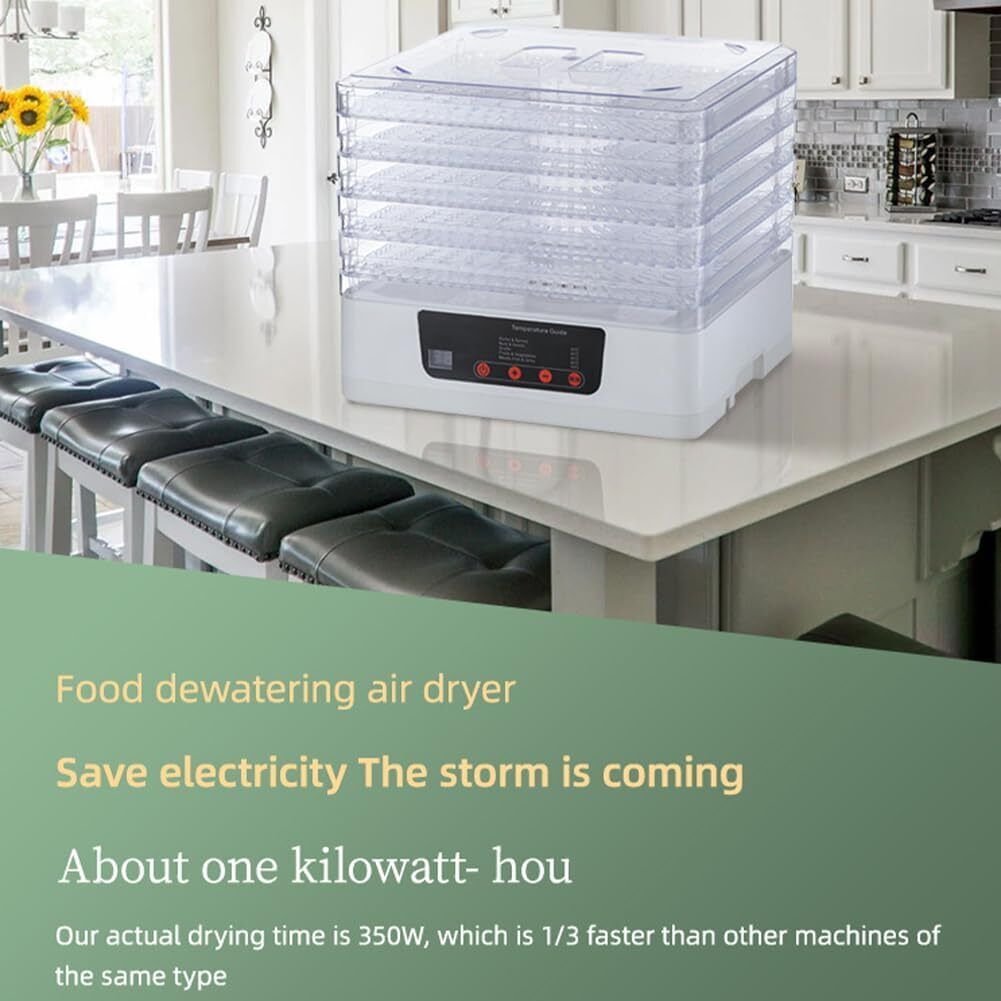 5 Tier Food Dehydrator w/ Temperature Control for Fruit Meat Jerky Pet Treat