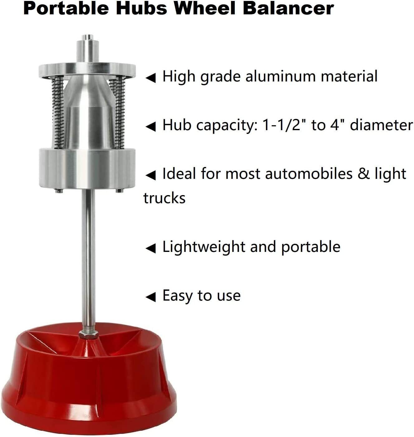 Wheel Balancer Portable Tyre Hubs Heavy Duty Car Truck Rim Tire Tool Kit Bubble