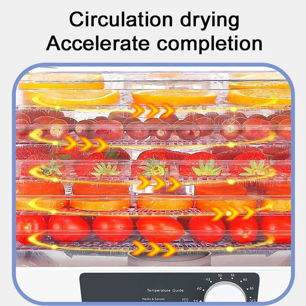 5 Tier Food Dehydrator, 350W Muti-Food Dryer w/ Adjustable Temperature