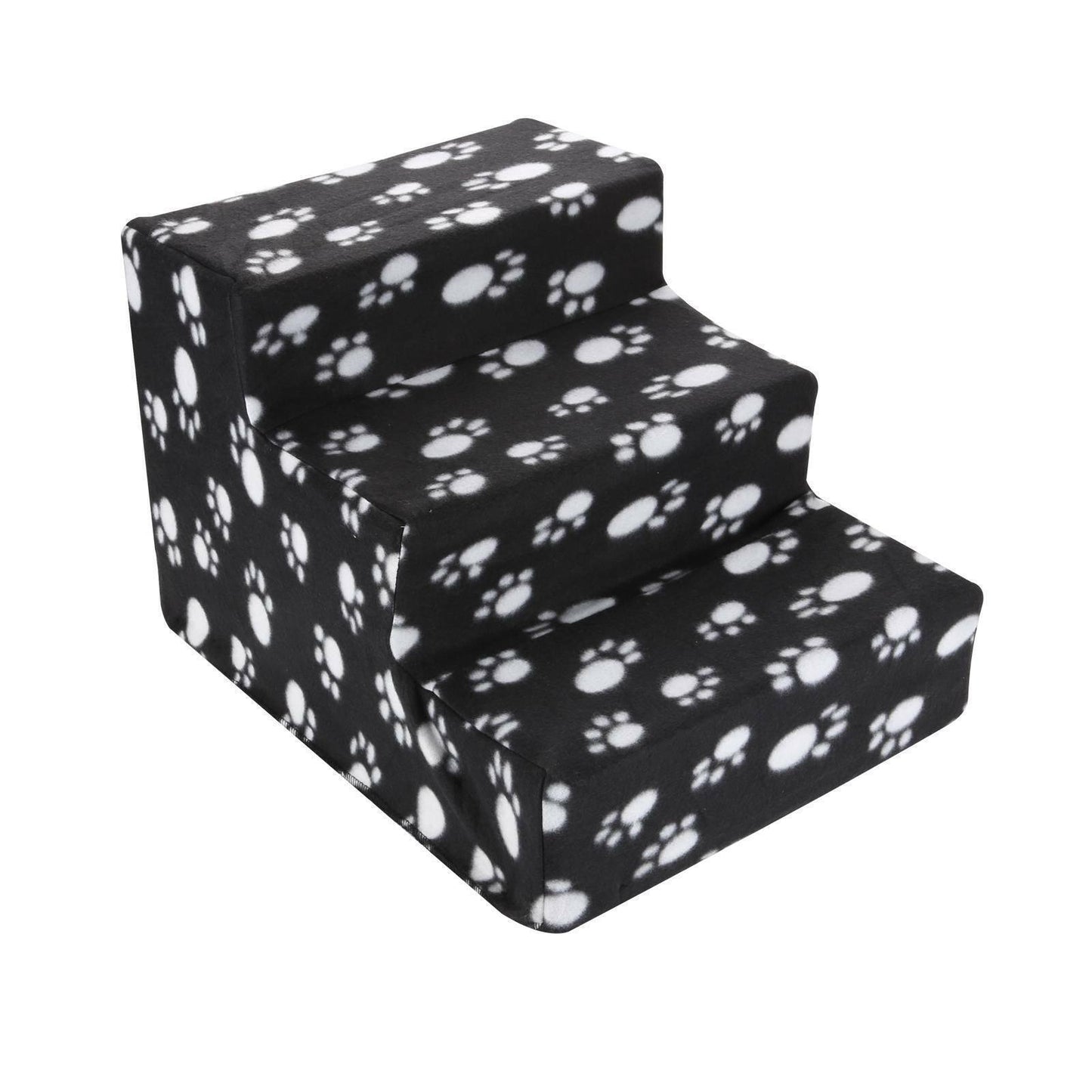 3 Steps Pet Dog Washable Portable Soft Stairs Puppy Cover Ramp Ladder Bed Sofa