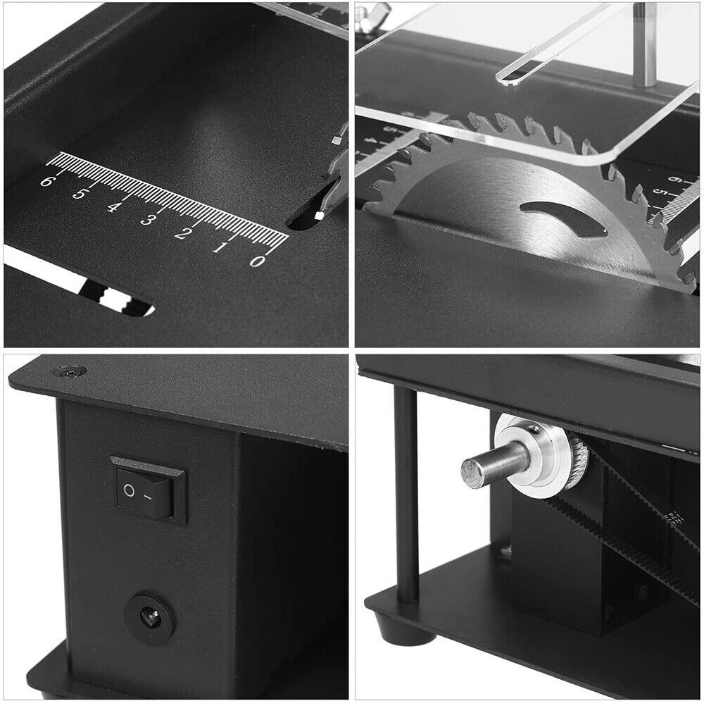 Mini Table Saw Woodworking Cutting Tool Polish Machine Bench Saw Multifunctional