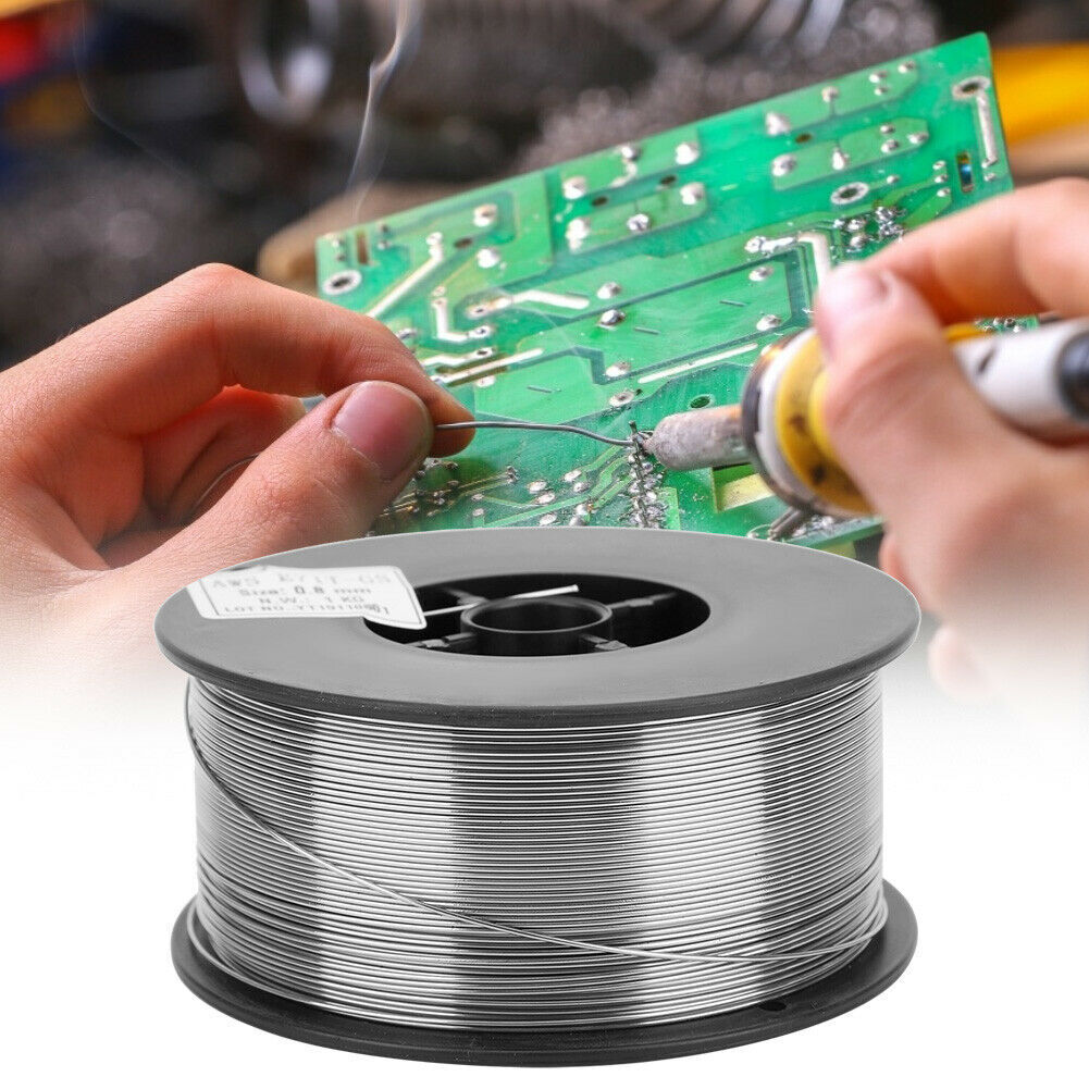 GASLESS MILD MIG WELDING WIRE REEL SPOOL FLUX CORE NO GAS 0.8mm 1KG/5KG