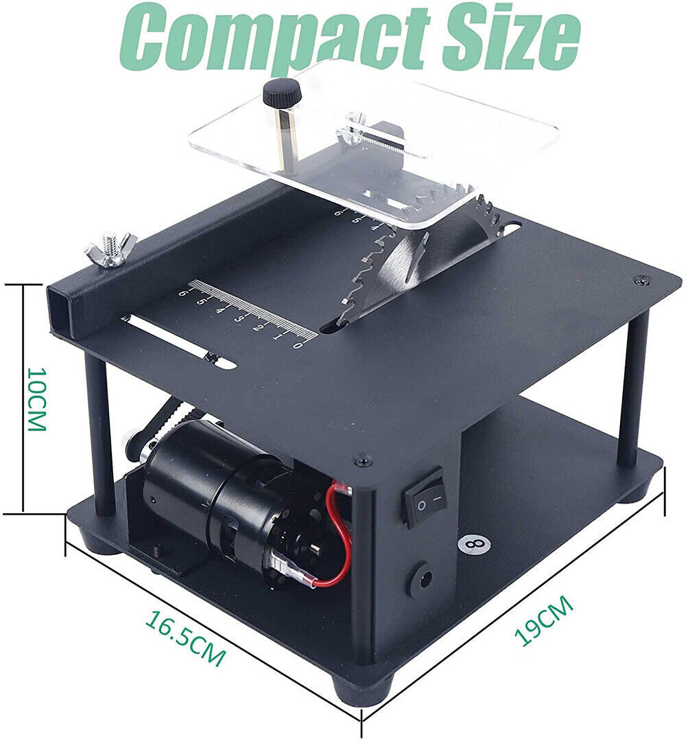 Mini Table Saw Woodworking Cutting Tool Polish Machine Bench Saw Multifunctional