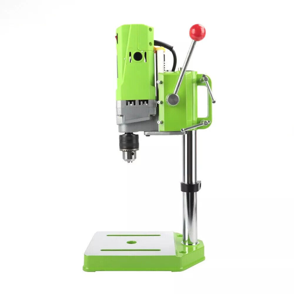 5 Speed Pillar Bench Drill Press Stand Home Mini Drill Adjustable Height 710W