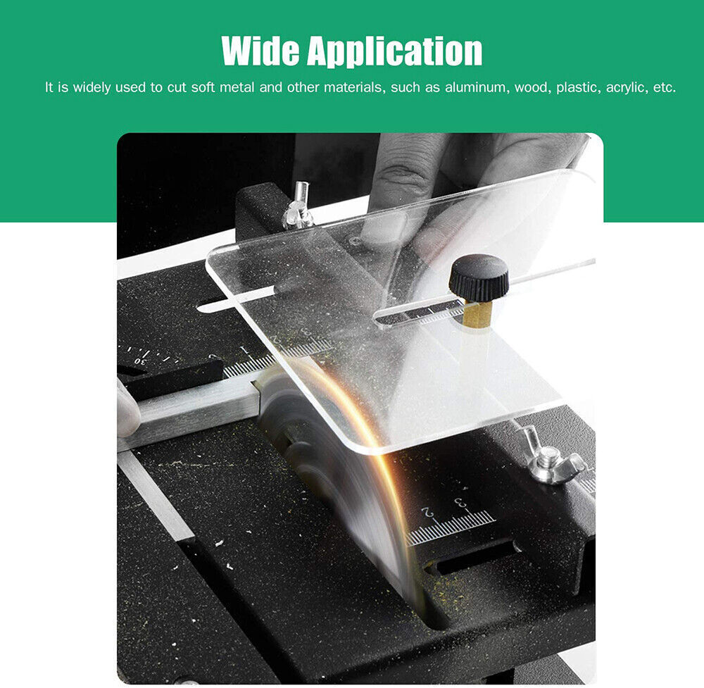 Mini Table Saw Woodworking Cutting Tool Polish Machine Bench Saw Multifunctional