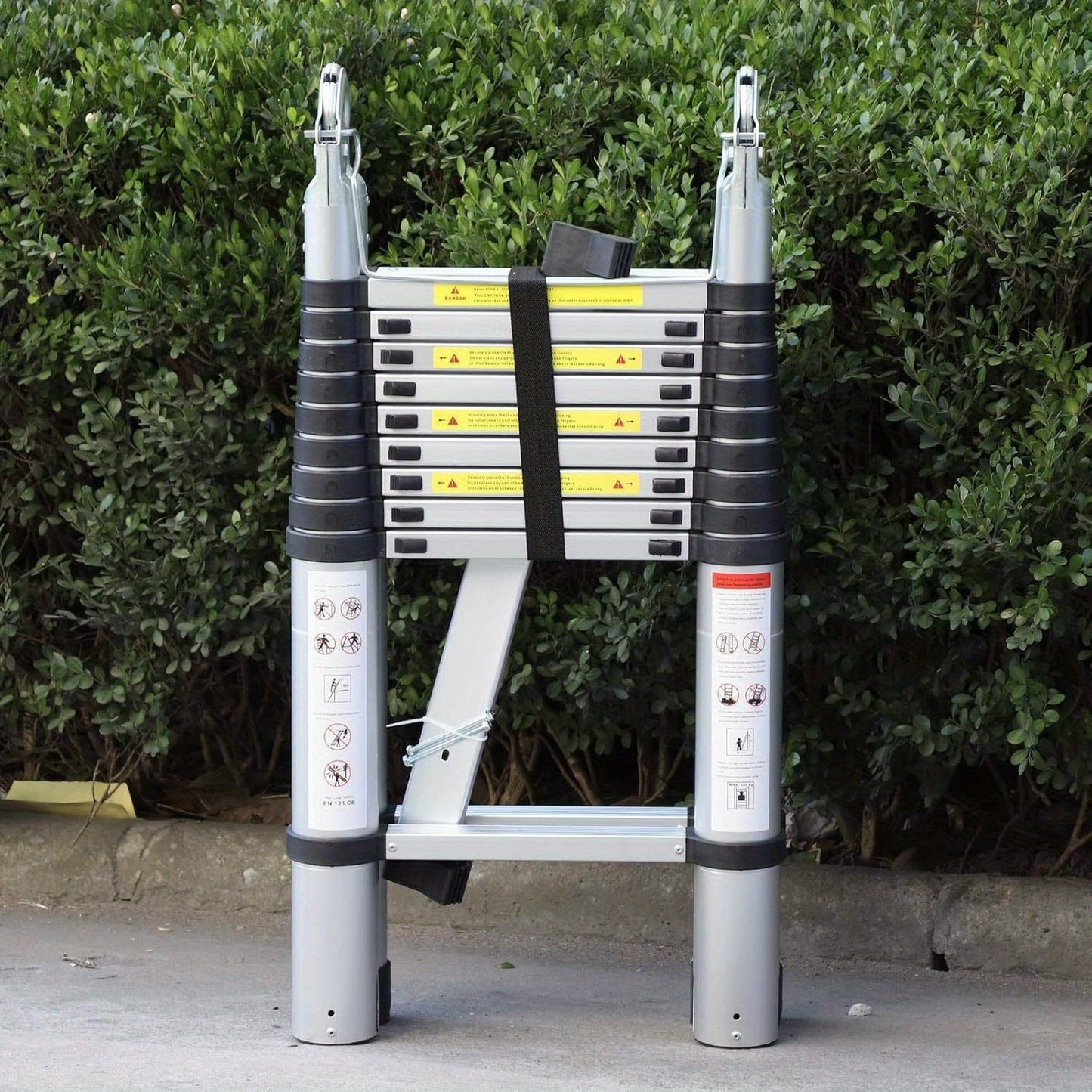 Extendable Aluminum Ladders Folding Telescopic Extension 3.1M+3.1M Tall Loft Ladder