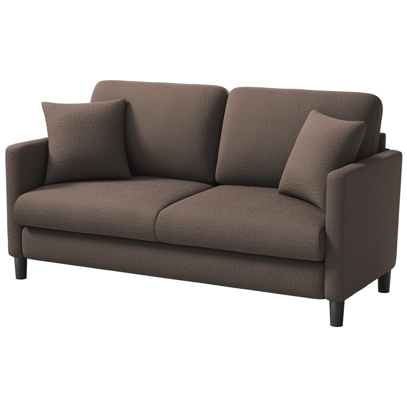 2 Seater Teddy Velvet Sofa Couch Love Seat Settee Room Apartment Home Office