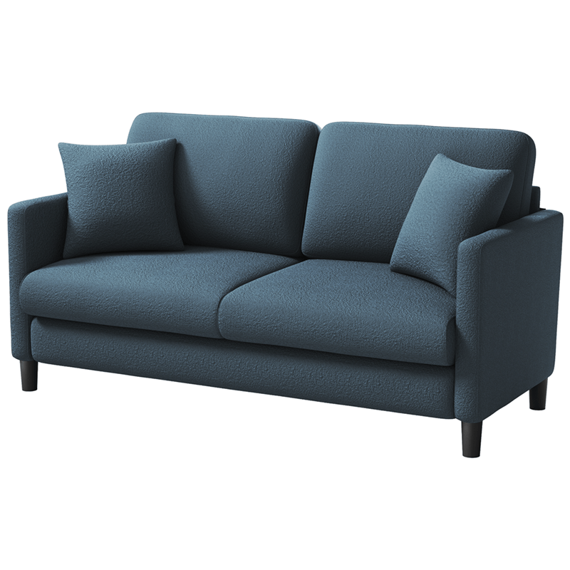2 Seater Teddy Velvet Sofa Couch Love Seat Settee Room Apartment Home Office