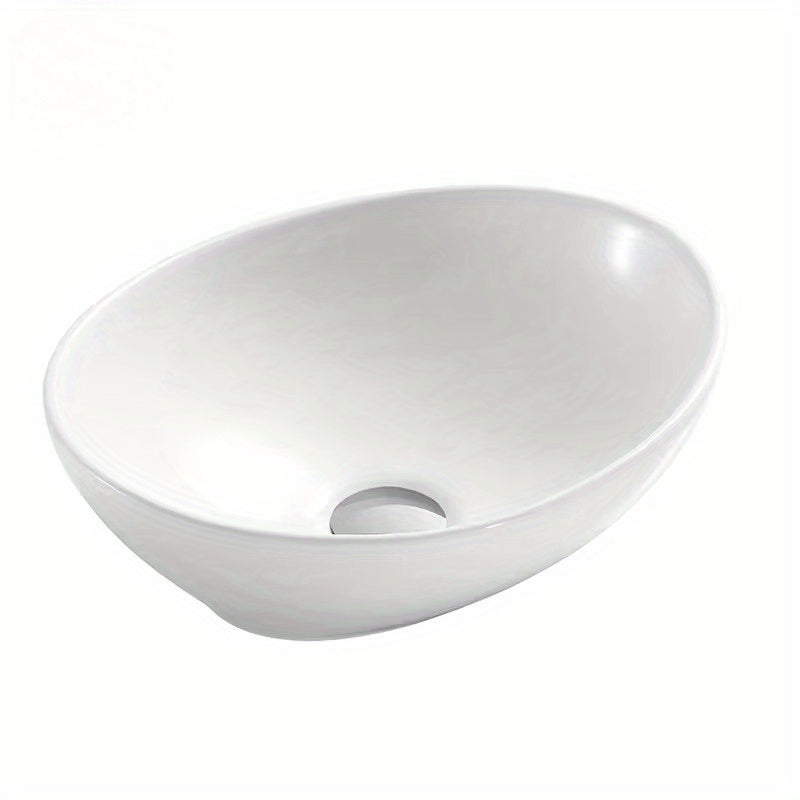 Elegant and Contemporary Vanity Basin for Round Oval Countertops