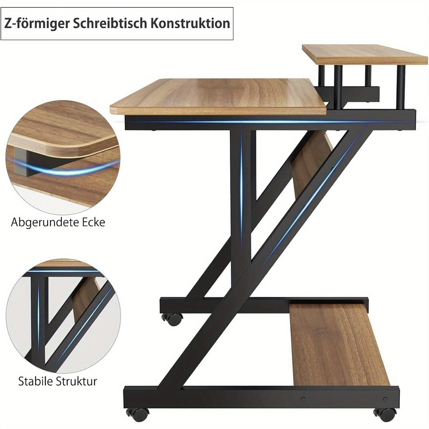 Computer Table Laptop Table Small Desk Home Office Table Notebook Table