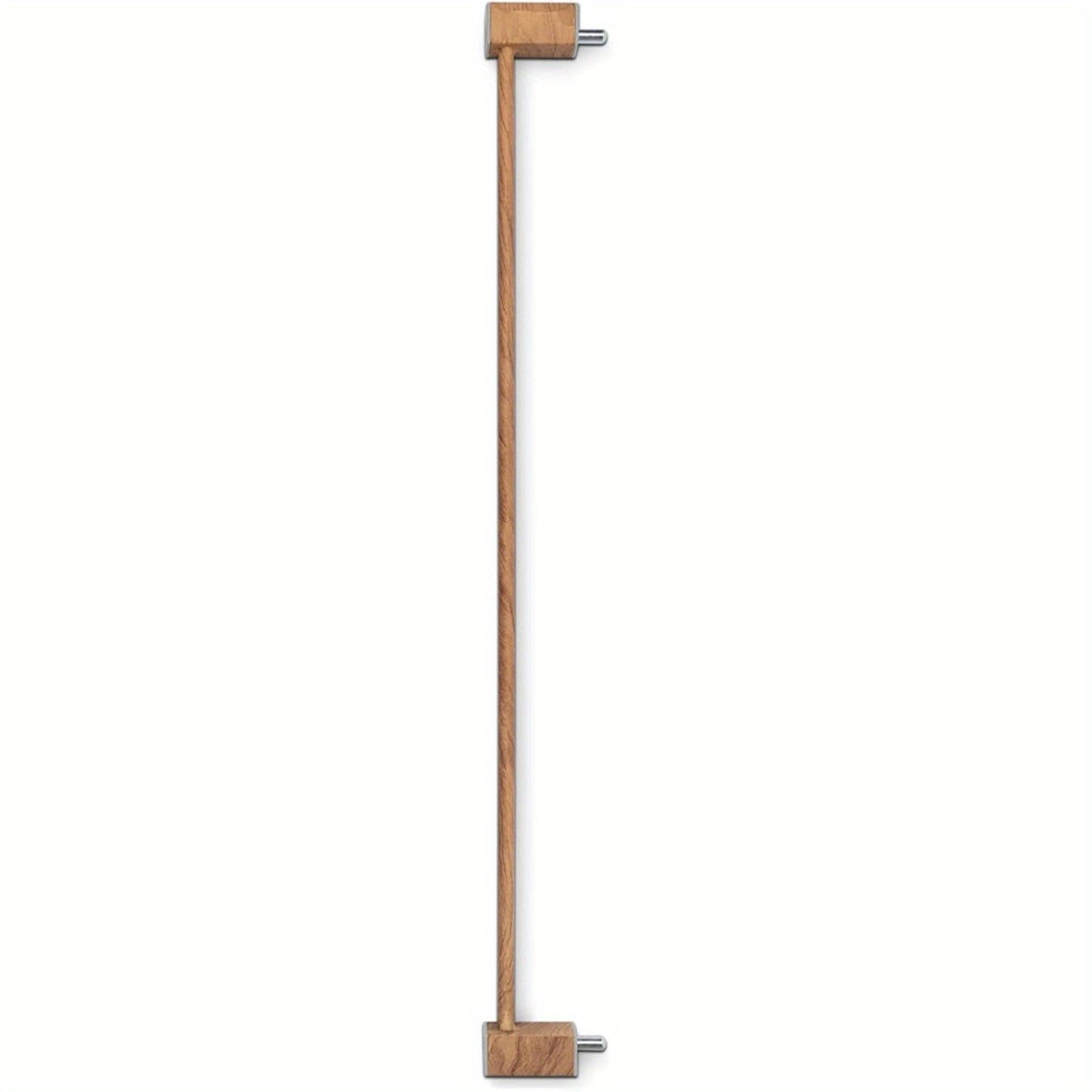 Stair Gate for Baby and Pet, Baby Gate Pressure Fit, Metal Safety Gate for Doors and Stairs, Adjustable 75 cm - 82cm, One-Handed Operation, Auto Close Pet Gate, Wood Pattern Color