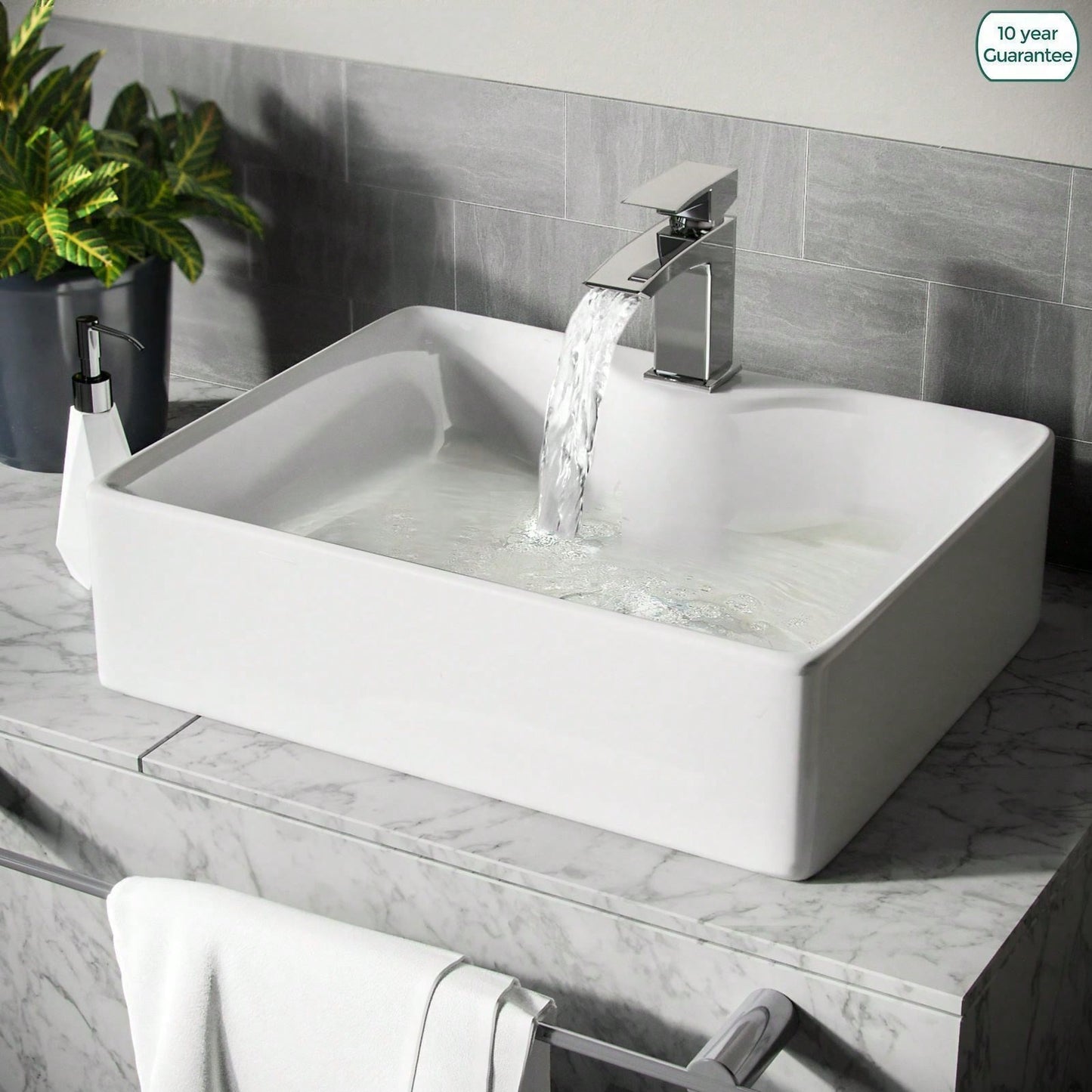Bathroom Cloakroom Counter Top Hand Wash Basin Sink Ceramic