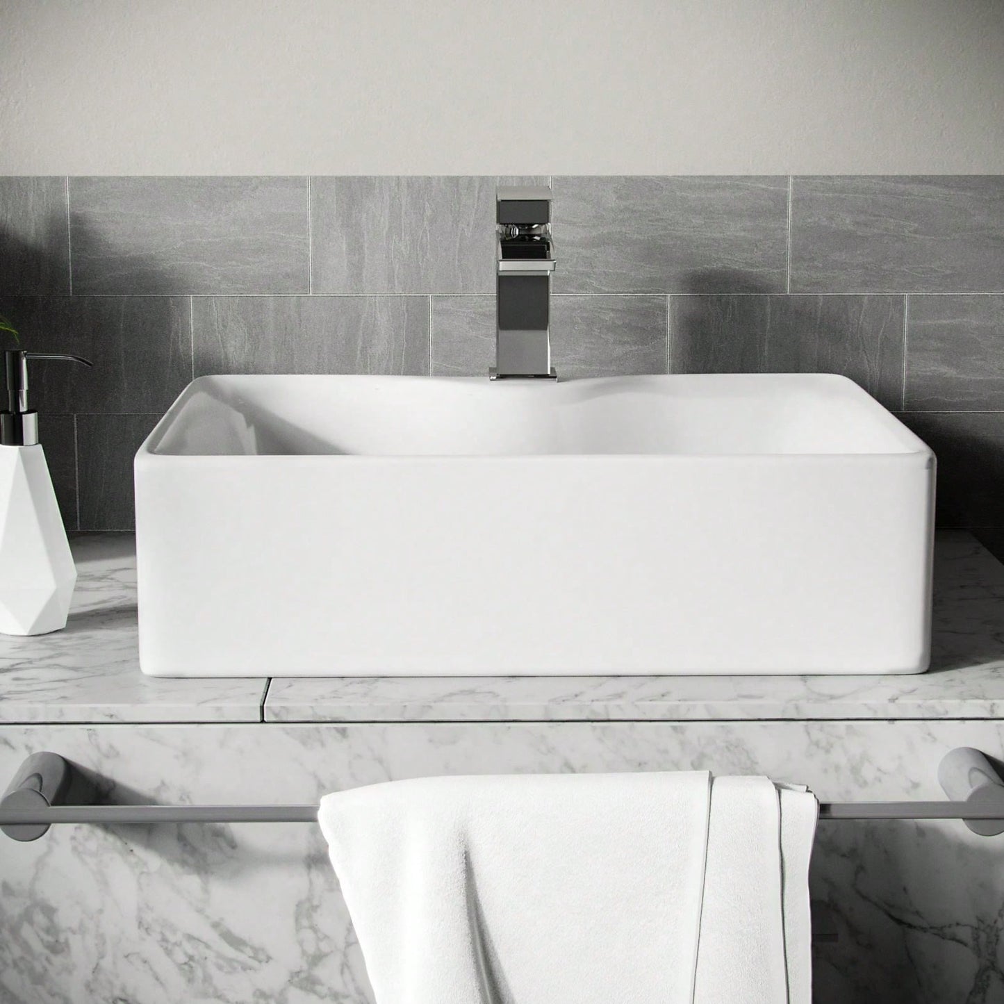 Bathroom Cloakroom Counter Top Hand Wash Basin Sink Ceramic
