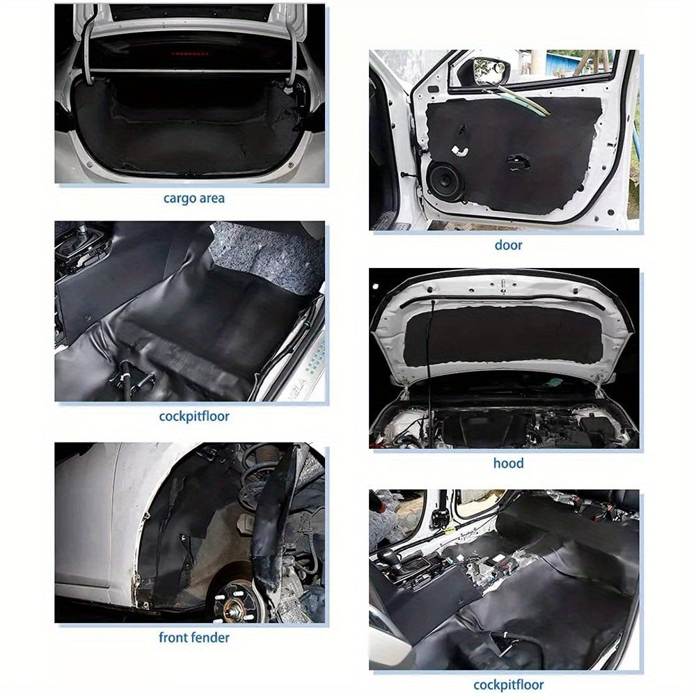 5m Self Adhesive Rubber Soundproof Cotton Car Sound Insulation Cotton, Door Sound Insulation Cotton, Hood Heat Insulation and Sound Insulation Cotton, Door Gap Sealing Strip