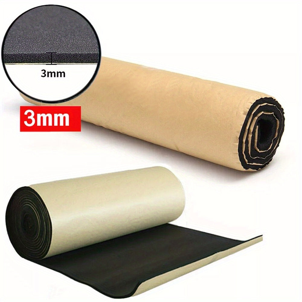 5m Self Adhesive Rubber Soundproof Cotton Car Sound Insulation Cotton, Door Sound Insulation Cotton, Hood Heat Insulation and Sound Insulation Cotton, Door Gap Sealing Strip