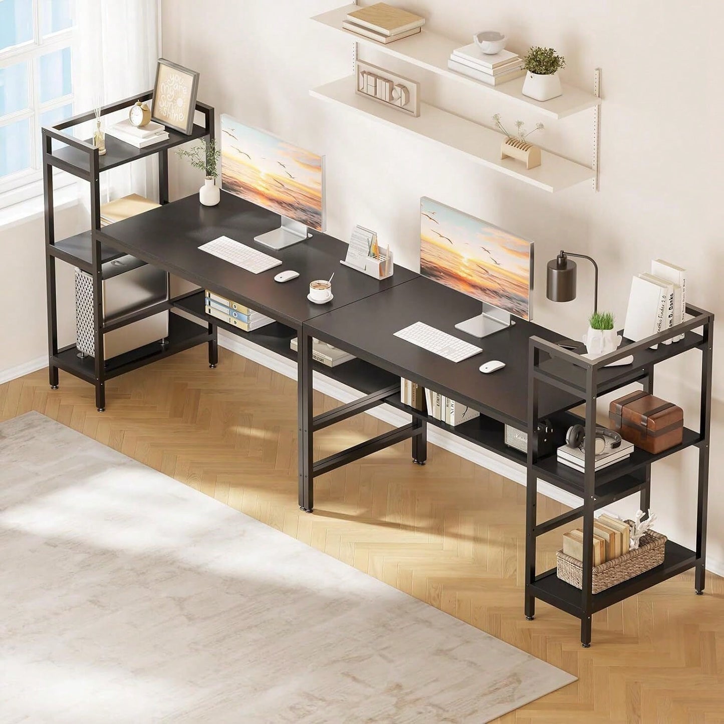 Work Desk Computer Table with Shelf Office Table Computer Furniture