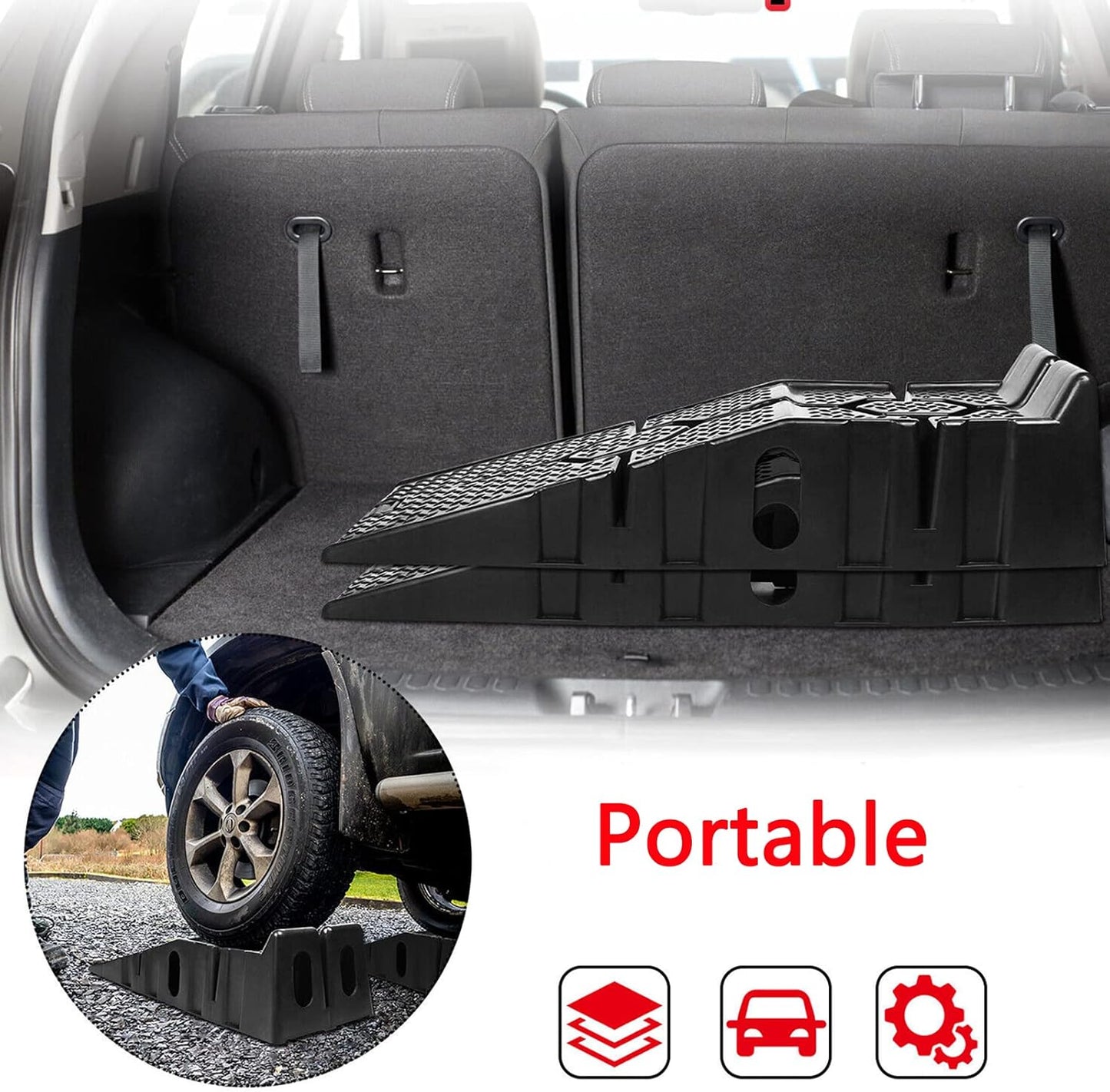 3 Ton Plastic Car Ramp