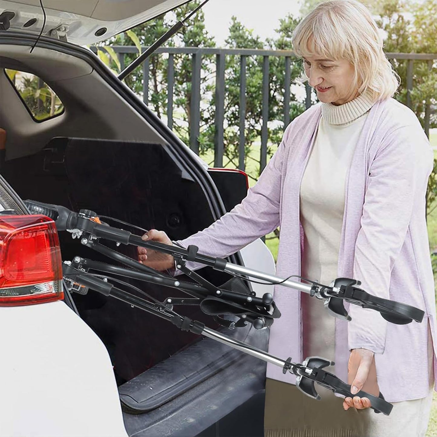 Folding Lightweight Rollators 4 Wheels with Seat