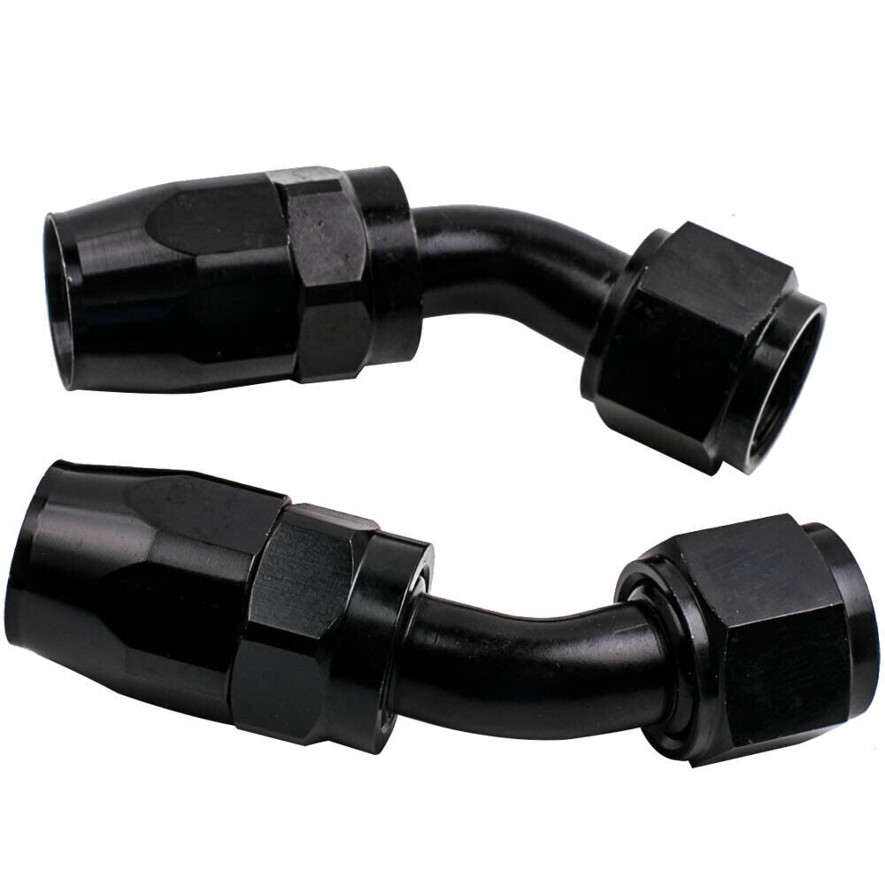 AN10 10AN Nylon Stainless Steel Braided Fuel Oil Gas Line Hose 10 Feet 3M Black