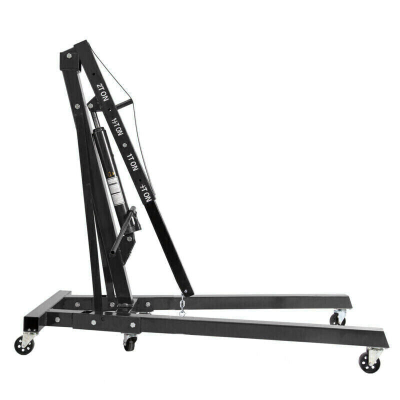 2 Ton Engine Crane Hoist Lift Jack Lifter Folding Hydraulic Garage Heavy Duty