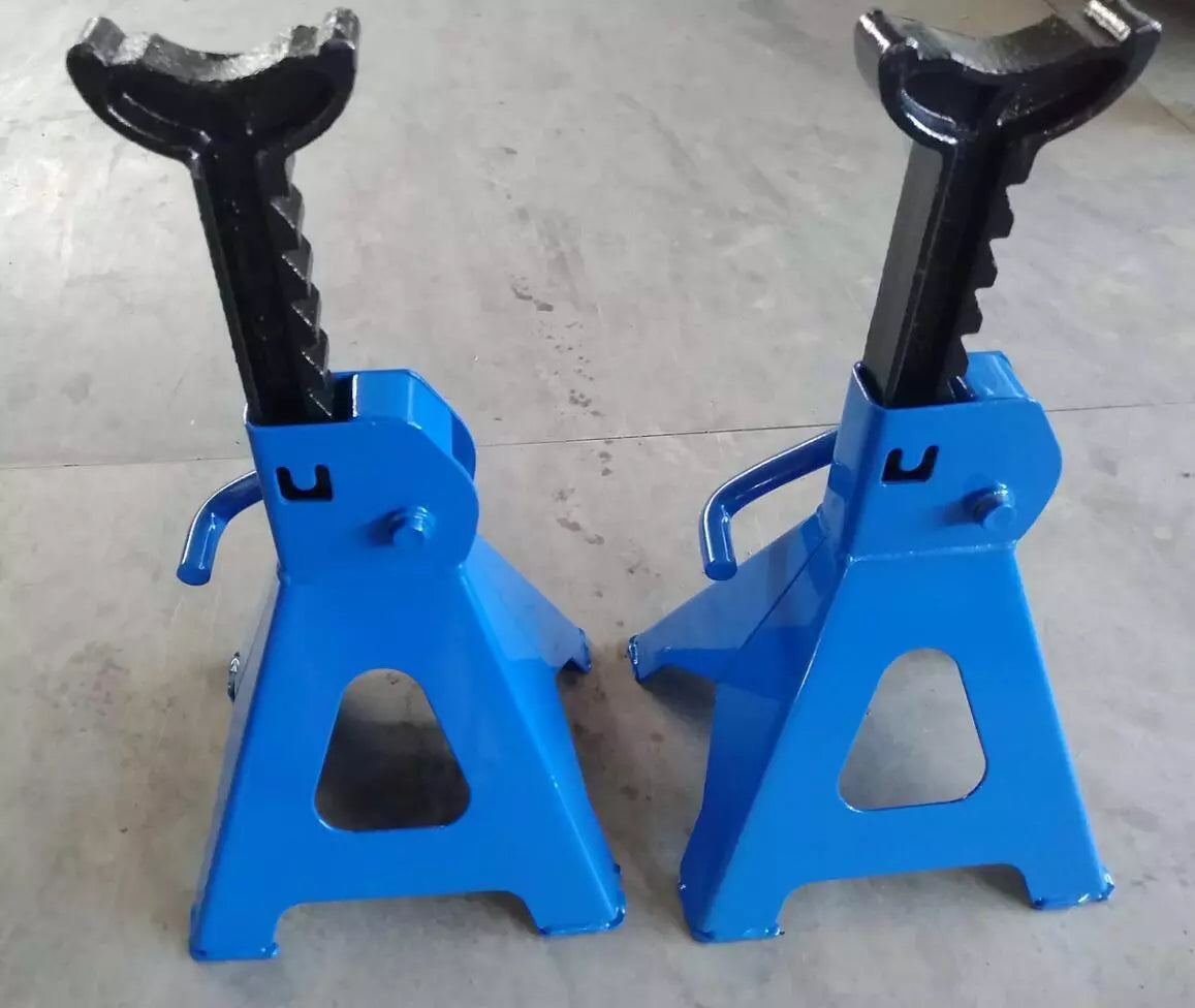 2PCS 3 Ton Axle Stands Lifting Capacity Heavy Duty Car Caravan Floor Jack Stand