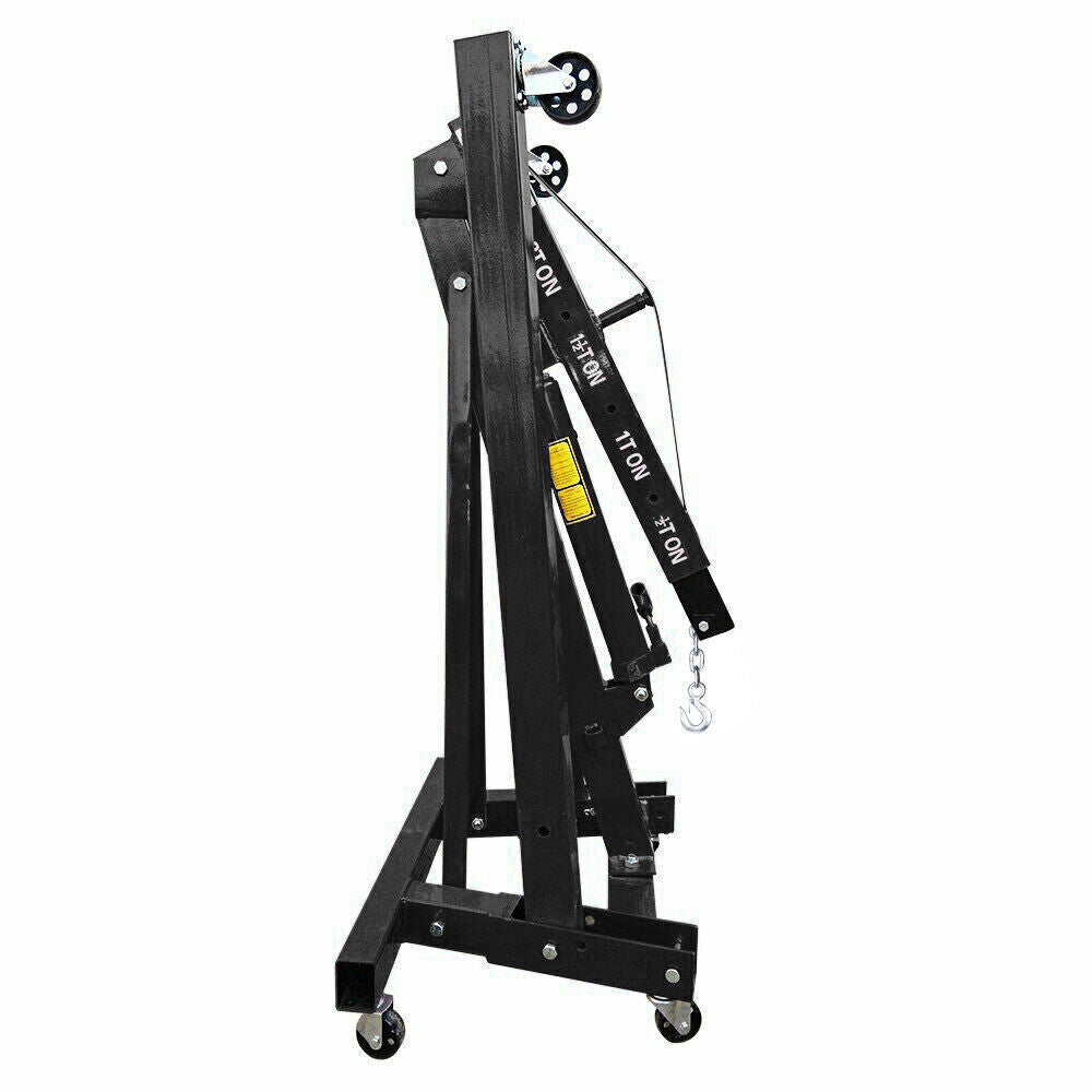 2 Ton Engine Crane Hoist Lift Jack Lifter Folding Hydraulic Garage Heavy Duty