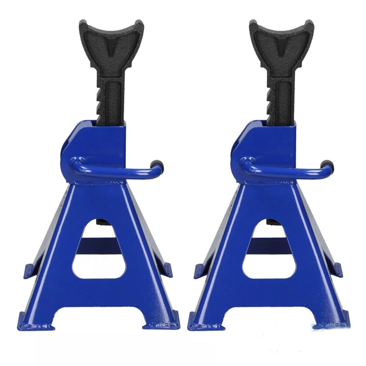 2PCS 3 Ton Axle Stands Lifting Capacity Heavy Duty Car Caravan Floor Jack Stand