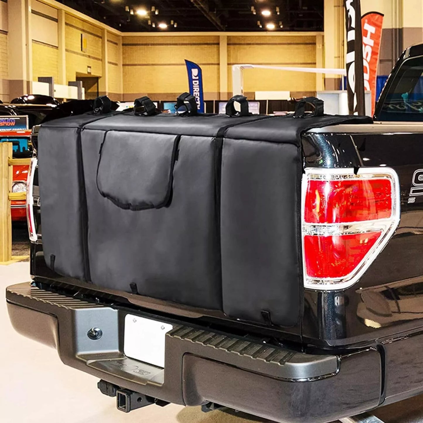 5 Bike Tailgate Pad Shuttle Pad Pickup Truck Tailgate Protection Rack w/Strap UK