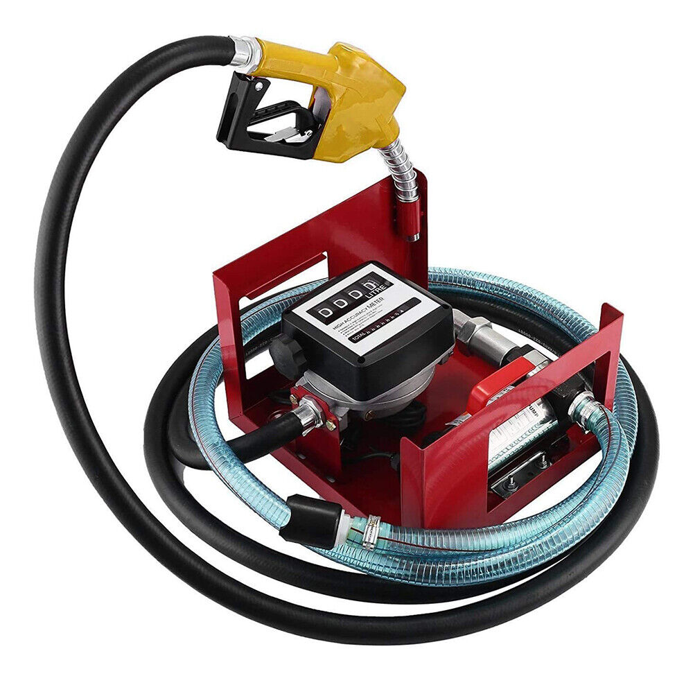 550W Self Priming Electric Oil Pump Transfer Bio Fuel Oil Diesel 220v 60L/Min UK