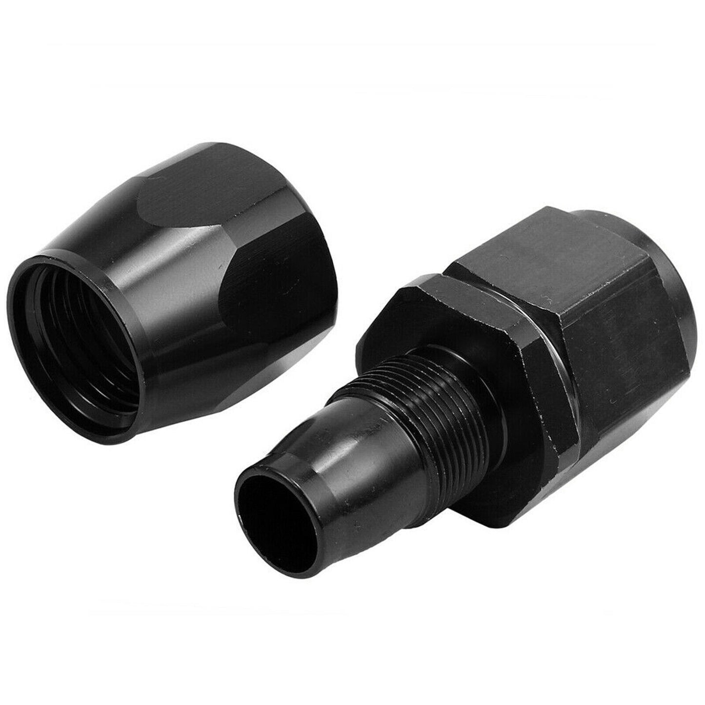 AN6 6AN Fitting Nylon Stainless Steel Braided Fuel Hose End Adapter Oil Line 5M