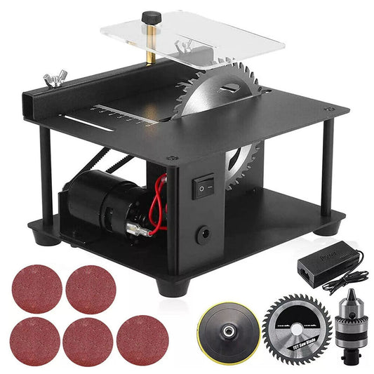 Mini Table Saw Woodworking Cutting Tool Polish Machine Bench Saw Multifunctional
