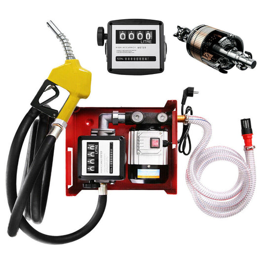 550W Self Priming Electric Oil Pump Transfer Bio Fuel Oil Diesel 220v 60L/Min UK