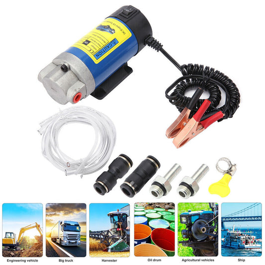 Oil Pump Diesel Fuel Fluid Extractor Electric Transfer Pump 100W 12V