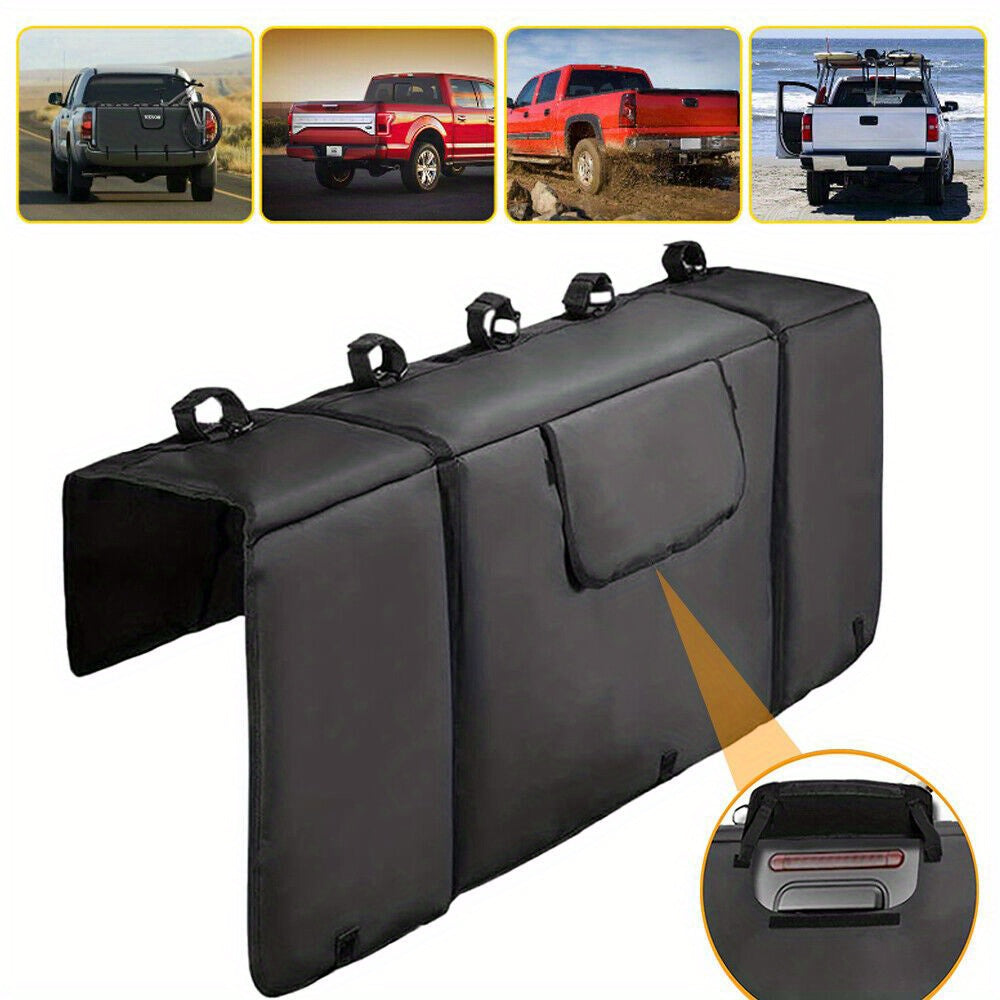 MTB Bike Bicycle Tailgate Pad for Truck with Strap 132cm Wide Fits up to 5 Bikes