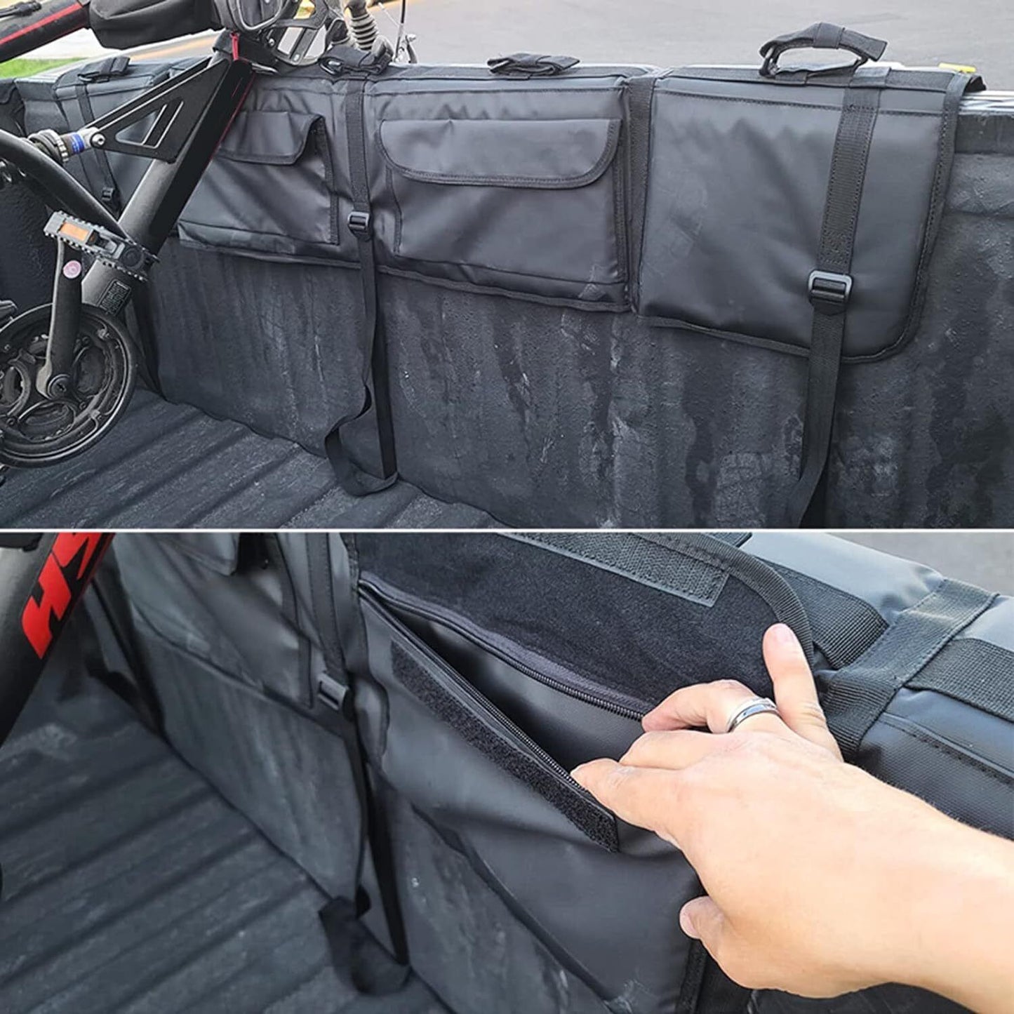 MTB Bike Bicycle Tailgate Pad for Truck with Strap 132cm Wide Fits up to 5 Bikes