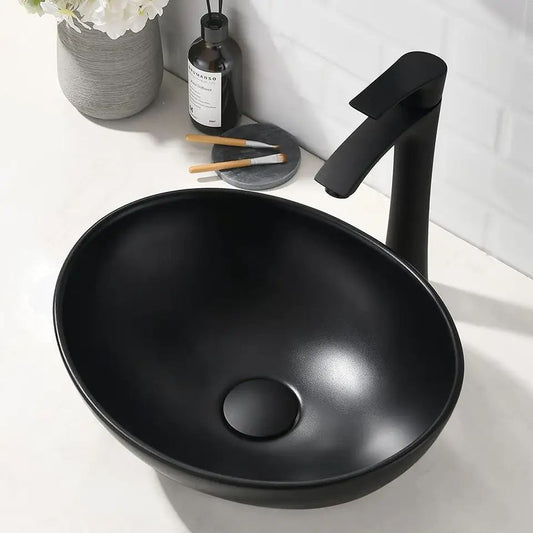 Elegant and Contemporary Vanity Basin for Round Oval Countertops