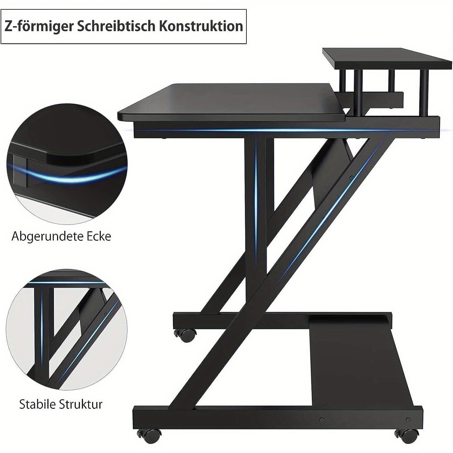 Computer Table Laptop Table Small Desk Home Office Table Notebook Table