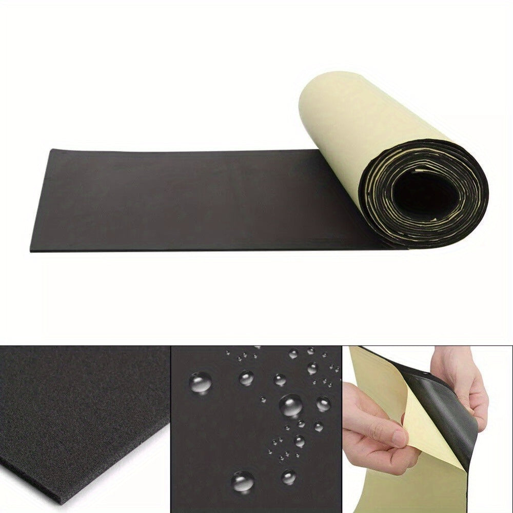 5m Self Adhesive Rubber Soundproof Cotton Car Sound Insulation Cotton, Door Sound Insulation Cotton, Hood Heat Insulation and Sound Insulation Cotton, Door Gap Sealing Strip