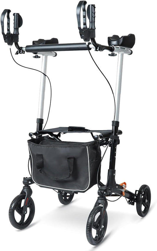 Folding Lightweight Rollators 4 Wheels with Seat