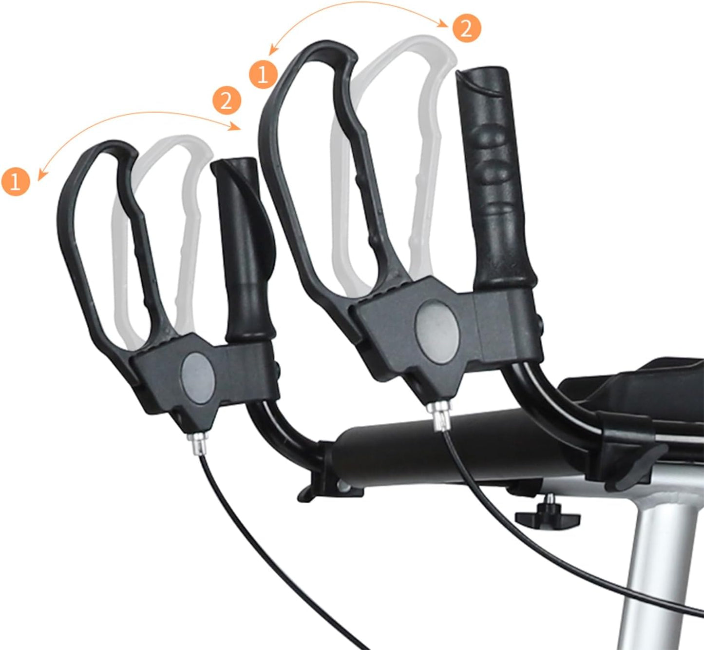 Folding Lightweight Rollators 4 Wheels with Seat