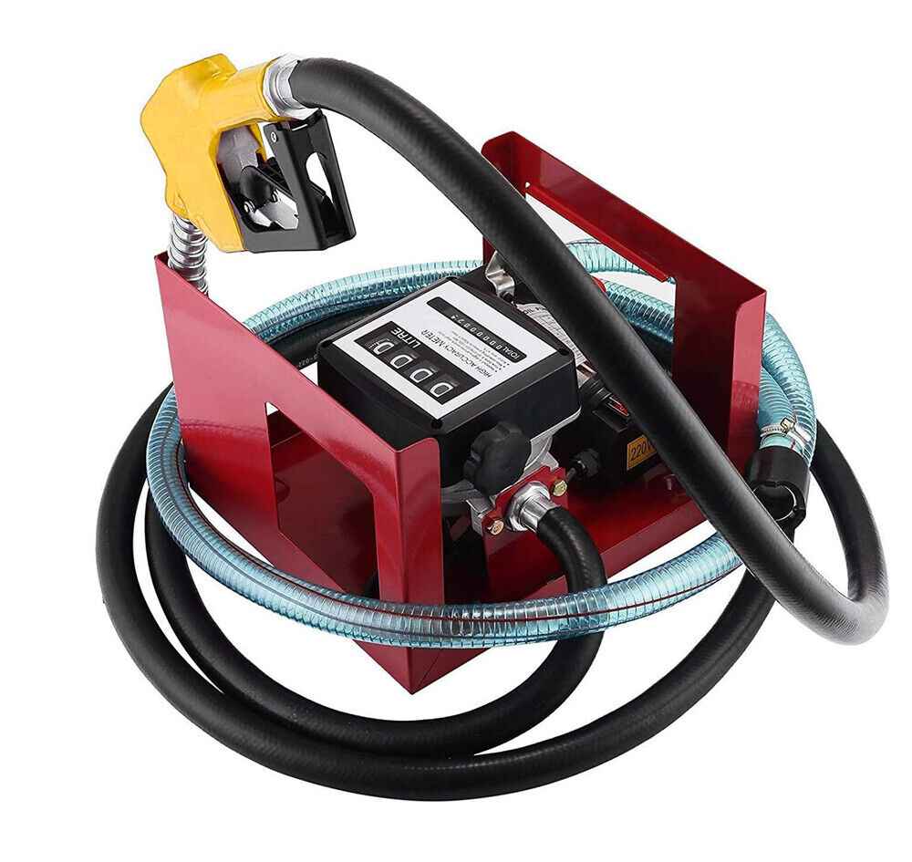 550W Self Priming Electric Oil Pump Transfer Bio Fuel Oil Diesel 220v 60L/Min UK